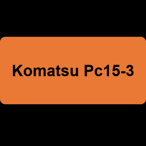 Komatsu Pc15-3
